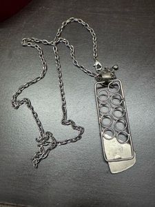 Unique Blue Pendant Necklace