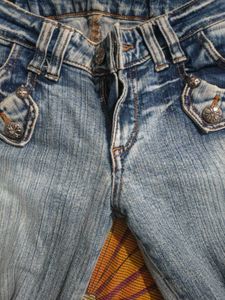 Light Wash Flare/bootcut Jeans
