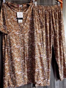 co-ords & night suit with Leaf Print
