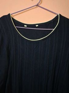 🫧💙Navy Blue Tunic Top