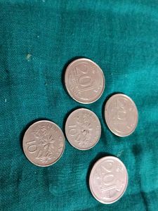 Singapore 20 Cents ( 3 ) 10  ( 2 )