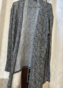 Patterned Open Shrug/Cardigan