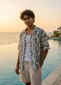 Stylish Printed Short Sleeve Shirt
