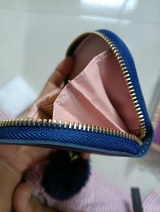 Cute Navy Blue Wallet