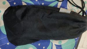 Black Drawstring Pouch