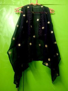 new Embroidered Navy Blue 3 piece set