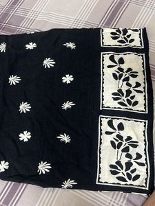 Black Embroidered Kurta