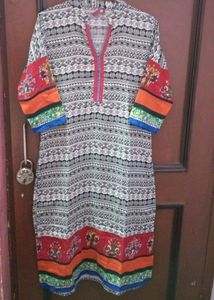 Ladies/Girls Red Warm Kurti