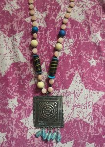 Bohemian Beaded Statement Necklace