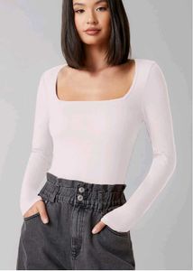 Aahwan Square Neck Long Sleeve Top