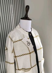 Vintage Checkered Open Front Cardigan🇸‌🇦‌🇱‌🇪