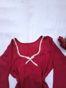 Coquette Corset back kurti❤️