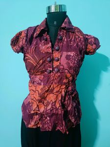 Beautiful Bohemian Style Cotton Top