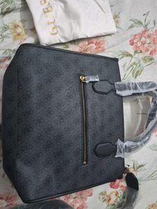Guess Monogram Tote Bag