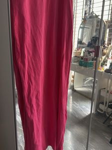 Zara Ribbed full length - Bright Pink