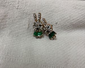 Cute Bunny Rhinestone Earrings
