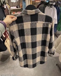 Plaid Button-Up Shirt