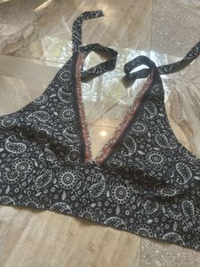 Boho Paisley Halter Neck Top