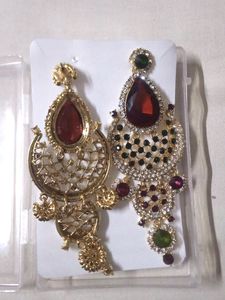 Elegant emerald  Dangle Earrings