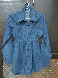 Blue Denim Shirt Dress