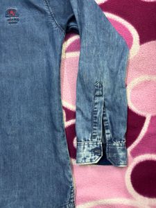 Denim Collar Shirt
