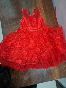 Cute Princess Baby Girl Dress Combo (Red &amp; Pink) �
