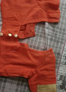 Orange Saree with blouse