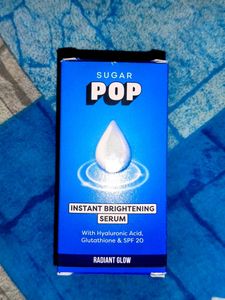 Sugar pop instant brightening serum, hyaluronic ac