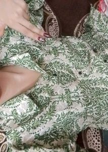 Elegant Damask Print Tunic Top