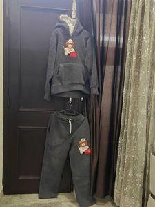 Cute Bear Hoodie &amp; Pants Set