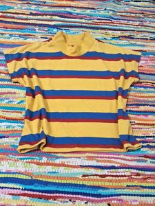 Here&Now Striped Neck T-Shirt
