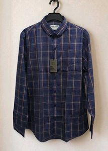 Urban United Navy Check Shirt 2XL