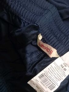 Embroidered Navy Blue Palazzos
