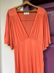 Orange Maxi Dress