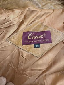 Brown Faux Leather Jacket