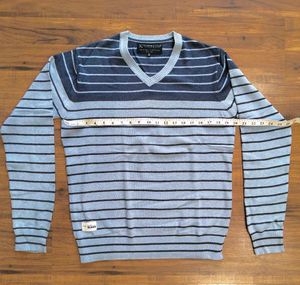 Striped V-Neck Sweater