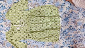 Pink Printed Kurta with Tassel Detail