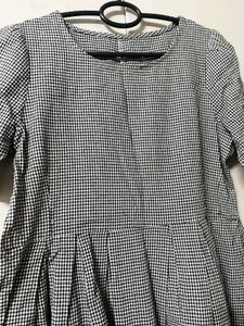 Checked Short-Sleeve Dress