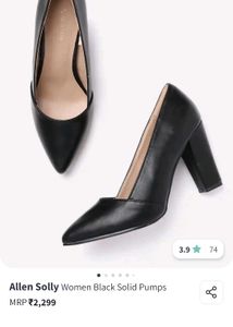 Allen Solly black pumps