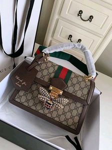 Gucci Bee Queen Top Handle Shoulder Bag