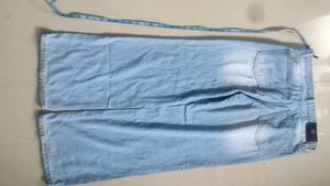 Light Wash Wide Leg Jeans