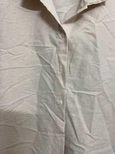 Pink Oversized Button-Up Shirt