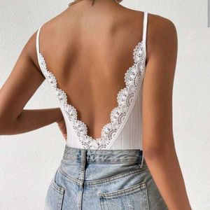 White Lace Bodysuit