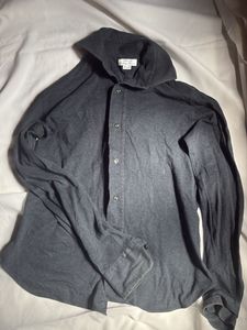 Men's Charcoal Button-Up Shirt