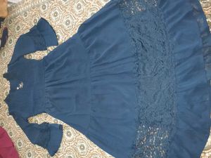 Elegant Navy Blue Maxi Dress