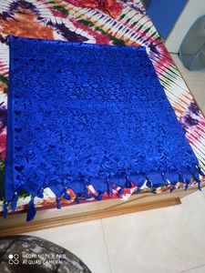 Royal Blue Lace Fabric