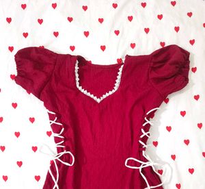 Chic side corset short kurti 💅🏻