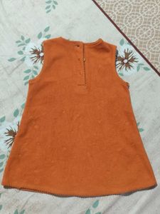 Cute Orange Toddler Dress