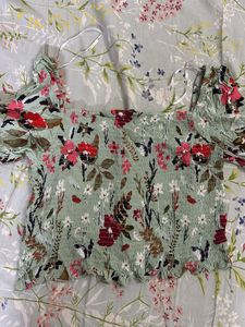 ONLY Floral Off-Shoulder Top