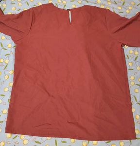 Mirana Rust Formal Top for Women – Size XL